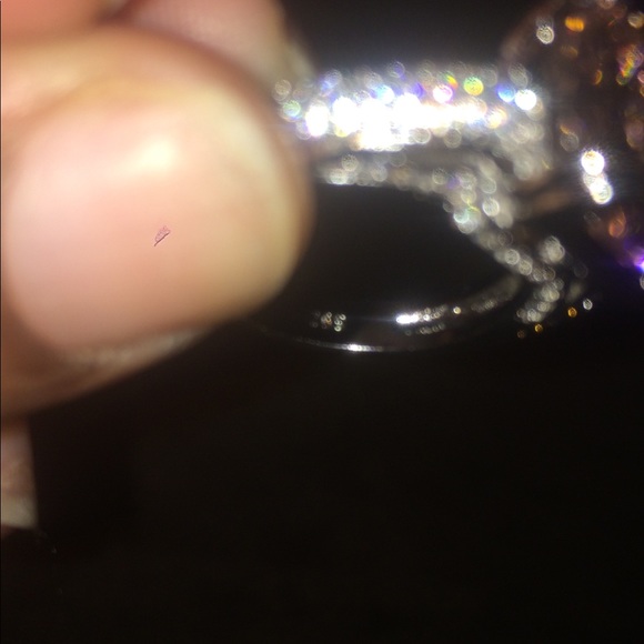 Pink CZ Diamond Ring - Picture 7 of 8